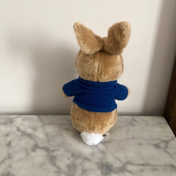 Official Peter Rabbit Plush 10" Stuffed Animal Bunny Blue Jacket 2020 Easter - Picture 2 of 5